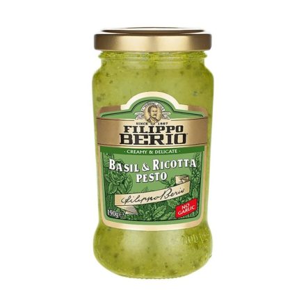 Filippo Berio Pesto bazsalikomos ricottás
