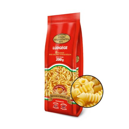 Izsáki 8 tojásos Lúdgége (Csigatészta) 200g