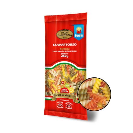 Izsáki  Durum 4 évszak Csavart orsó 250g